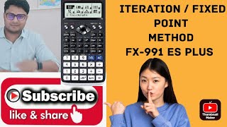 ITERATION METHOD  FIXED POINT METHOD  NUMERICAL METHOD [upl. by Allebasi]