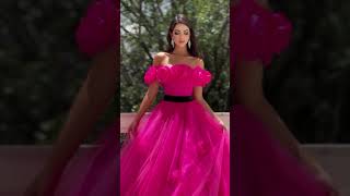 Jovani Pink strapless Prom 2024 [upl. by Rhodie]