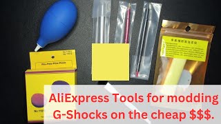 Cheap AliExpress Tools for GShock Watch Modding [upl. by Isidore]