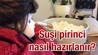 Suşi Pirinç Hazırlığı  Sushi Nasıl yapılır [upl. by Eltsyrhc768]