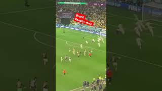 Brazil Penalty miss world Cup 2022🥴🥴football2022 worldcup2022 viral vairalvideo shortsvideo [upl. by Gad]