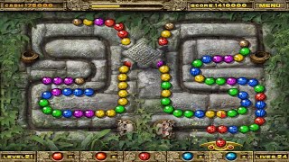 Azteca Level 19 to 21 Zuma Deluxe Full Random Map Best game for all time Active mind game senior [upl. by Miquela733]