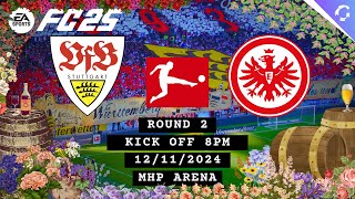 FC25  Bundesliga R2  VfB Stuttgart vs Eintracht Frankfurt  GIA Football [upl. by Merkle217]