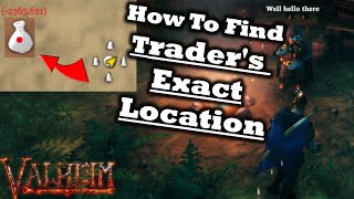 How To Find The Trader On ANY SeedMap in Valheim  Trick To Get Traders Exact Location [upl. by Maurene]