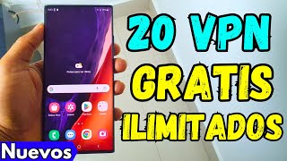 Los 20 Mejores VPN Gratis e ilimitados 2024 Para Android y iPhone ✅ [upl. by Zamora]