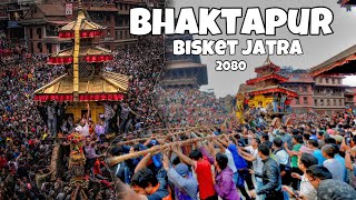 Bhaktapur Bisket Jatra 2080 🔥 [upl. by Johns]