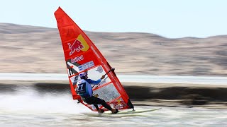 Windsurfing at Over 100 kmh  Bjorn Dunkerbeck at the 2021 Luderitz Speed Challenge [upl. by Nylyahs]