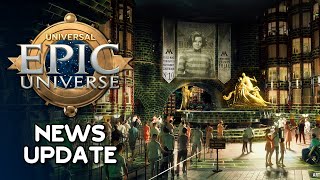 Universal Epic Universe News Update — WIZARDING WORLD DETAILS RIDE INFO amp LAND RUMORS [upl. by Azral]