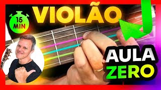 Aula 1 de Violão iniciante Nível Zero [upl. by Ijuy]