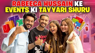 Rabeeca Hussain Ke Events Ki Tayyari Shuru  Shaheer Khan Official [upl. by Senoj957]