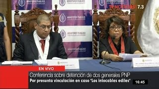 Fiscalía confirma detención de 4 oficiales de PNP y precisa que sigue investigando [upl. by Seerdi]