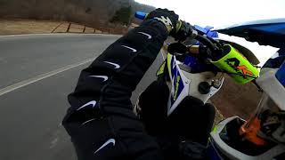 Primo video con il mio SHERCO 125sm🏴‍☠️💙 [upl. by Simpkins]