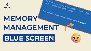 MEMORYMANAGEMENT  How To Fix Blue Screen Of Death Stop Code Memory Management In Windows 1011 [upl. by Aria291]