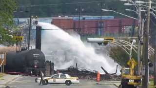 LacMégantic train fire [upl. by Freed]