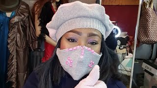 ❤DIY REFASHION SWEATER TO BERET HATWARM GLOOVES AND MATCHING MASK🔥🔥🔥 [upl. by Leahkim712]