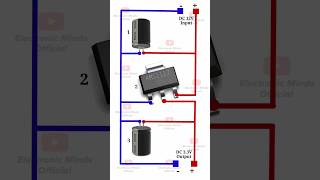 33V Regulator Circuit  SMD AMS1117 Voltage Regulator  12V to 3V electronic [upl. by Mab37]