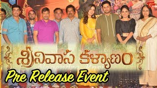 Srinivasa Kalyanam Pre Release Event  Nithiin  Raashi Khanna  TeluguOne [upl. by Irwin]