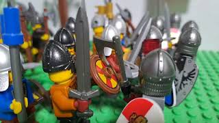 The battle of Hastings 1066 LEGO Stop Motion [upl. by Ahsurej154]