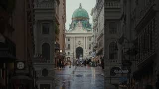 Enchanting charm of Vienna in the rain 🌧️🏛️✨ vienna trending shorts rainyday naturelovers [upl. by Salaidh]