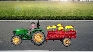 tractor wala cartoon videostractor gadi kids toy [upl. by Helse]