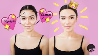 How I Contour and Highlight A How to with Glo Minerals [upl. by Seaton464]