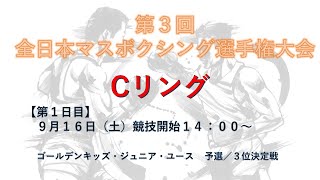 【1日目Cリング】第3回全日本マスボクシング選手権大会 [upl. by Luelle767]