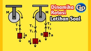 F421Dinamika Rotasi Benda Tegar latihan soalproblem solving [upl. by Onin890]