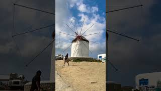 Iconic windmills of Mykonos [upl. by Edualcnaej534]