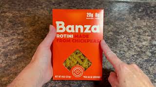 Banza Chickpea Rotini Protein Pasta  Delicious amp Nutritious healthyoptions banza foodreview fyp [upl. by Chalmers]