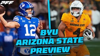 BYU vs Arizona State Preview and Prediction  PFF [upl. by Reich]