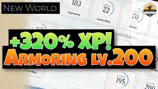 This UNBELIEVEABLE Way to BOOST your Armoring XP by 320  Ultimate New World Armoring Guide 0200 [upl. by Otnicaj414]