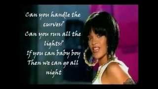 Rihanna  Shut Up And Drive Lyrics [upl. by Aronaele]