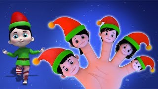 älvor fingerfamilj  julsång  Jultomten  rim för barn  Merry Christmas  Elves Finger Family [upl. by Farrica]