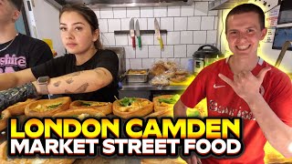 🇬🇧 Delicious Street Food From Camden Market London [upl. by Adnohsal]