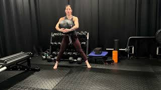 Lateral Lunge W Med Ball Rotation  Cueing Log [upl. by Nnahs]