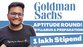 Goldman Sachs Aptitude Test  Engineering Campus Hiring Program  Internship at Goldman Sachs [upl. by Milson]