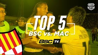 TOP 5  BARCELONA VS MACARÁ [upl. by Aruol131]