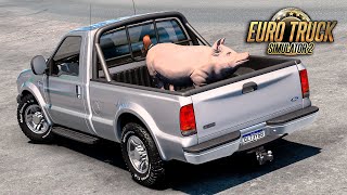 Caminhonete Ford F250 no Euro Truck 2 [upl. by Kcirddor]