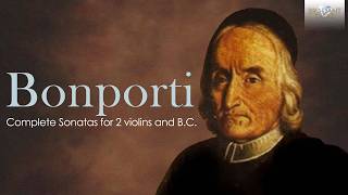 Bonporti Complete Sonatas for 2 Violins and BC [upl. by Ahsoym]