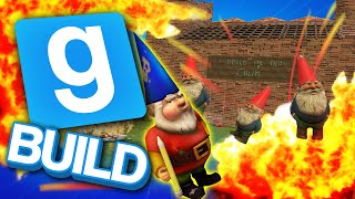 Defend the Fortress with EXPLODING GNOMES  Gmod Build [upl. by Desdee]