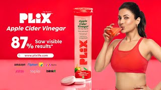 Plix Apple Cider Vinegar  Shehnaaz Gill x Plix  Weight Loss Ka Big Boss  New [upl. by Pliske]