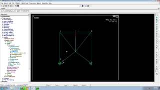 Tutorial on 2 D COMPLEX TRUSS ANALYSIS IN ANSYS for begineers [upl. by Verene875]