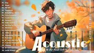 Best Acoustic Cover  Chill Acoustic Love Songs Playlist 2024  Acoustic Guitar Songs Of All Time [upl. by Yelyk]