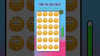 Find The Odd Emoji Out 25 emoji emojiquizes quiz shorts shortsfeed [upl. by Canica]