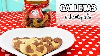 Galletas de Mantequilla para San Valentín  Cositaz Ricaz [upl. by Nylidam]