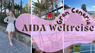 AIDA Weltreise 202324  Halloween an Bord und Gran Canaria  VLOG 003 [upl. by Llerdnek]