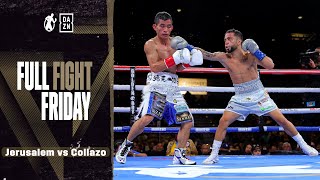 Full Fight  Melvin Jerusalem vs Oscar Collazo Pupilo Looks To Become PRs Fastest Champion FREE [upl. by Viv899]