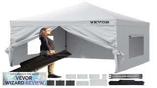 VEVOR 10x10 FT Pop up Canopy with Removable Sidewalls Instant Canopies Portable Review [upl. by Edson]