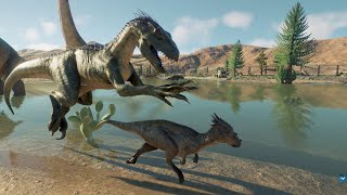 🔴Giant Dinosaurus Jurassic World Dominion Trex Triceratops Siren Head Crocodile Spinosaurus [upl. by Oiziruam]