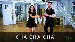 Cha Cha Cha  Lekcja Tańca  Kroki Podstawowe  Studio Tańca Rytm  Dance Lesson Online in Polish [upl. by Attenauq881]